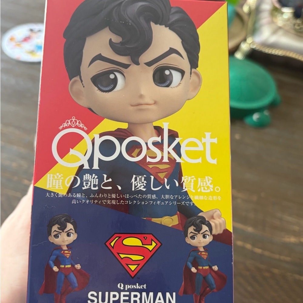 Qposket Superman Figure - Red & Blue Box
